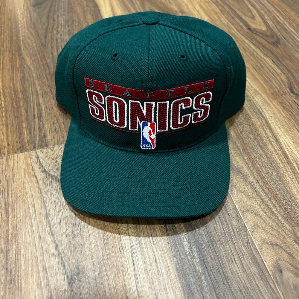 NBA Vintage Seattle Sonics Green Snapback Hat